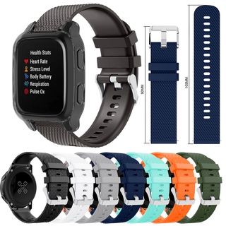 Dây Đeo Silicon 20mm Cho Đồng Hồ Thông Minh Garmin Venu/Venu SQ/SQ Music/ GarminMove 3 / Luxe / Style