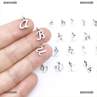 26Pcs 26 English Alphabet Letters Charms Pendants DIY Handmade Jewelry Craft