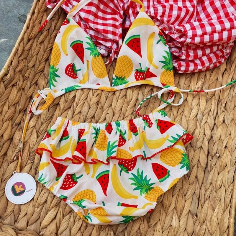 Bộ bikini bé 3-15 ký