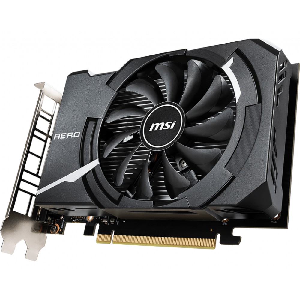 VGA Card màn hình MSI GTX 1650 4GB DDR6 AERO ITX 4G (4GB GDDR6, 128-bit, DVI+HDMI+DP, 1x6-pin)