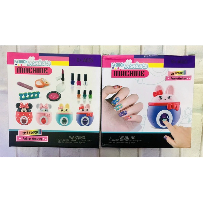 Set Nail cho bé kèm máy in sticker móng