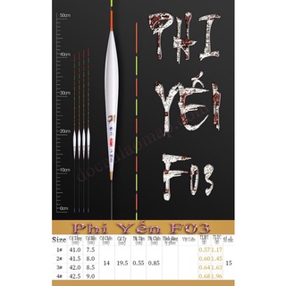 Phao câu đài, phao phi yến lông công f03 - đồ câu phạm ngọc