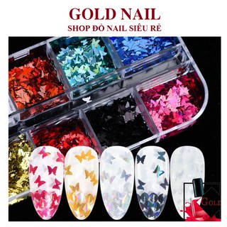 Set phụ kiện bướm ẩn gel