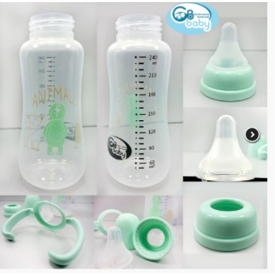  🐾🐾🍎CHÍNH HÃNG🐾🐾🍎Bình Sữa GB BABY Cổ Hẹp PP Bottle Size 140ml 240ML