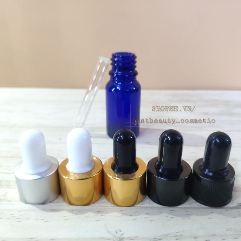 LỌ CHIẾT SERUM 10ml bóp nhỏ giọt TRONG NÂU XANH DƯƠNG XANH LÁ/CHAI ĐỰNG TINH DẦU THỦY TINH đựng MỸ PHẨM