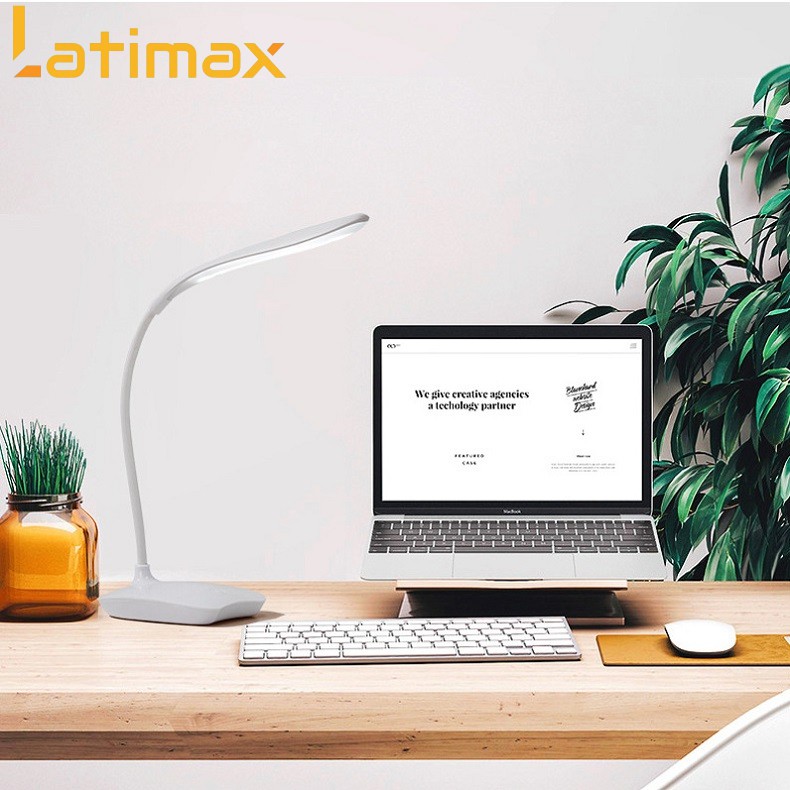 Đèn Bàn Đọc Sách Cảm Ứng 3 Chế độ Sáng Chống Cận Thị Latimax Siêu Tiết Kiệm Điện