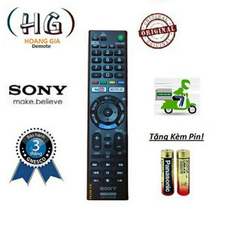 Điều Khiển TiVi SONY RMF_TX300E. Hàng Tốt Tặng Kèm Pin!