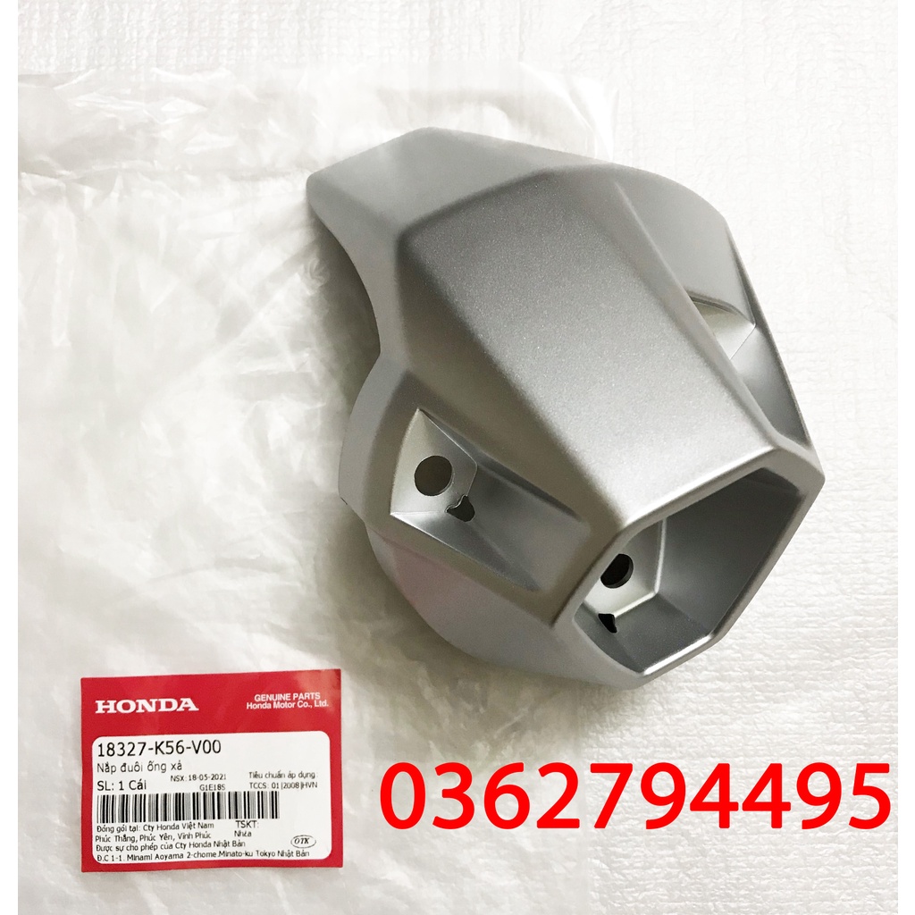 Ốp bô/Vỉ bô/ Chụp đuôi bô winner v1 Zin chính hãng Honda