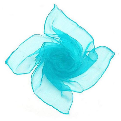 Khăn Choàng Cổ Hình Vuông Chất Liệu Chiffon Màu Trơn Thời Trang Cho Nữ Dự Tiệc Halloween