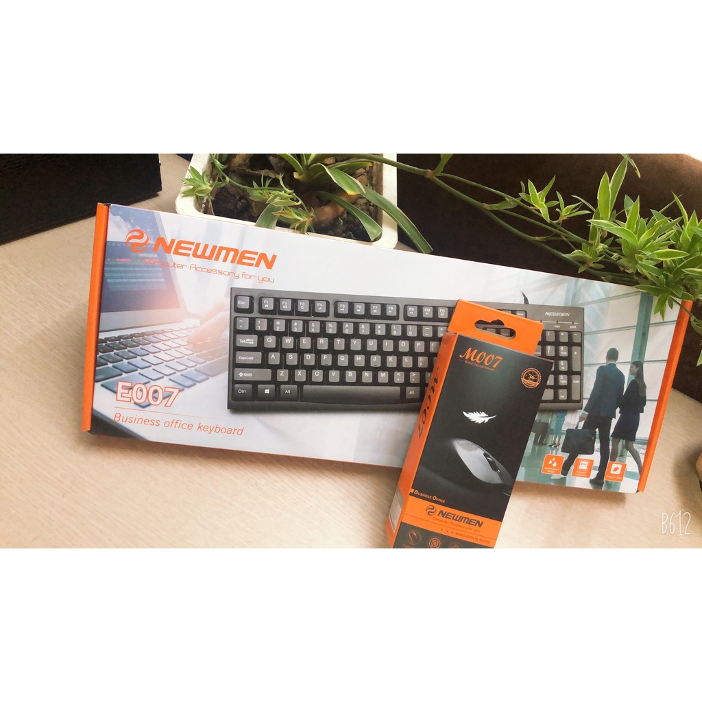 BỘ PHÍM CHUỘT VĂN PHÒNG NEWMEN  E007+M007- CHÍNH HÃNG