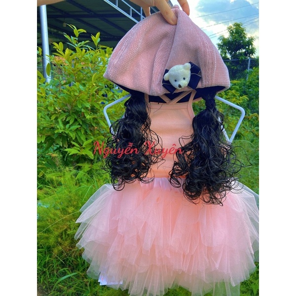 Chân váy tutu ngắn cho bé gái