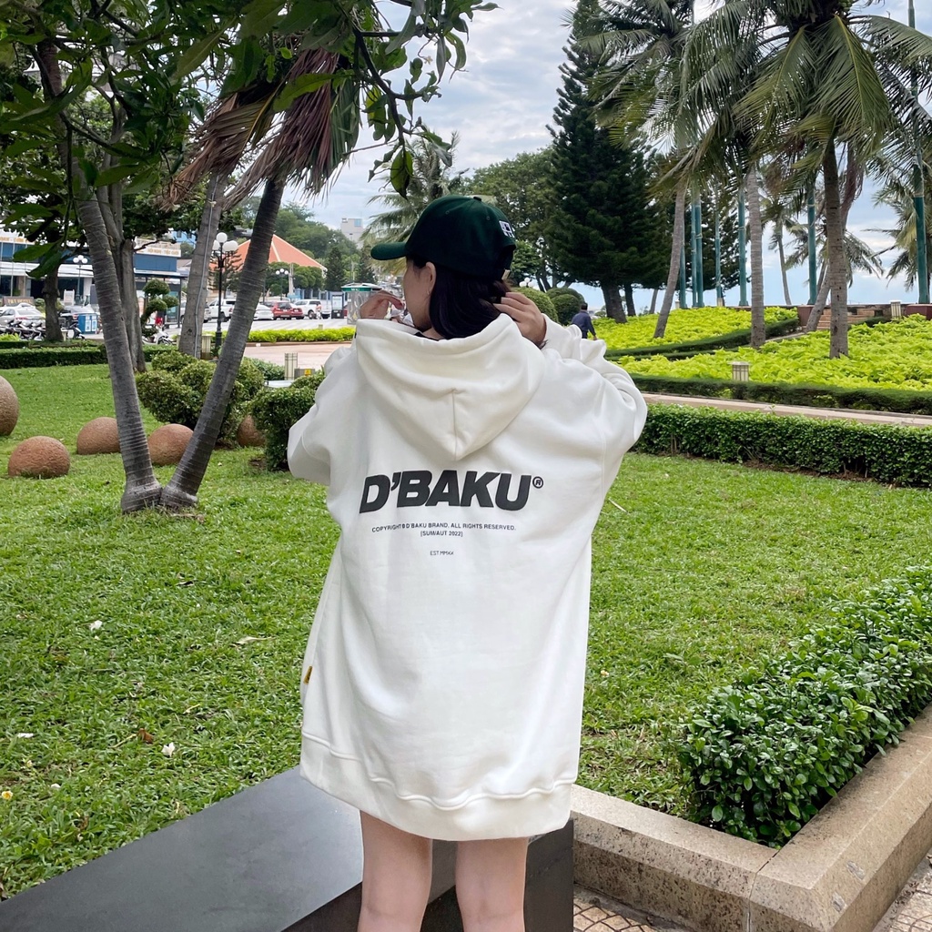 Áo khoác Hoodie nỉ bông D'BAKU SUM/AUT 2022 (Tặng kèm túi Tote)