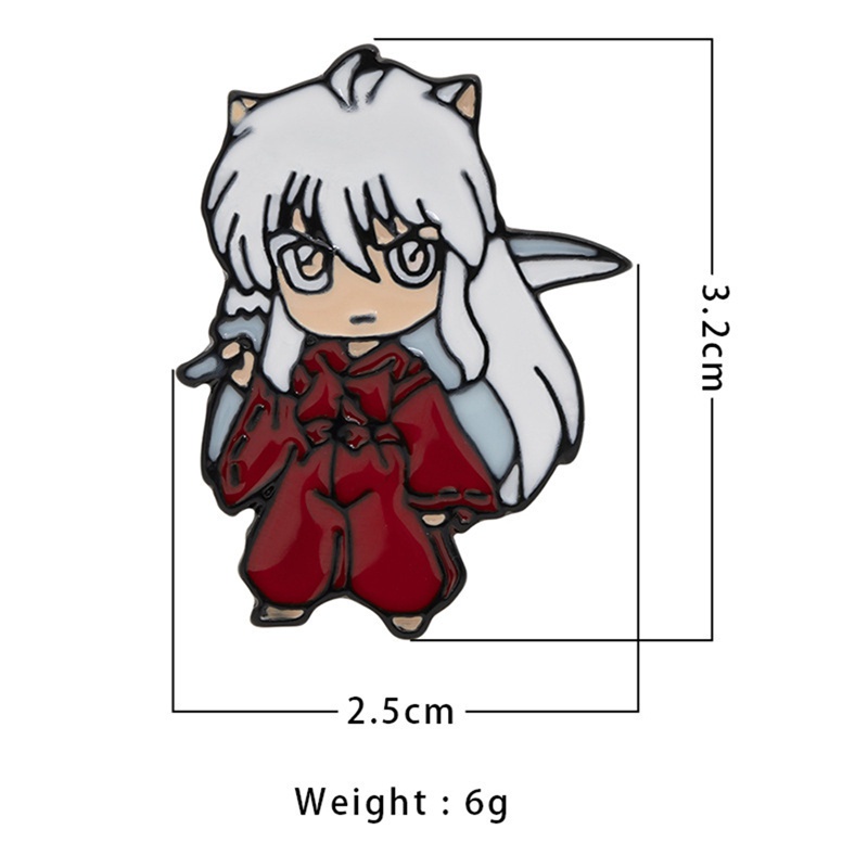 Pin cài áo manga anime Inuyasha - GC474