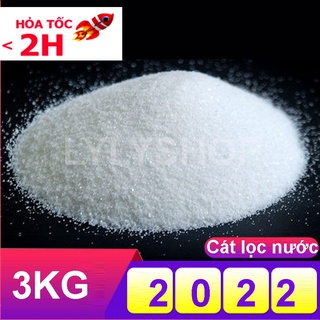 CÁT THẠCH ANH (3KG), Vật liệu lọc, thác cát, trang trí bể cá