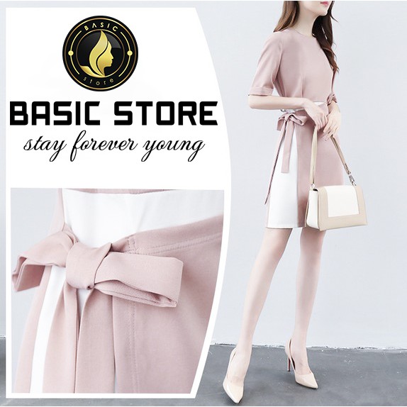 👗ĐẦM THẮT EO BASIC 4111👗