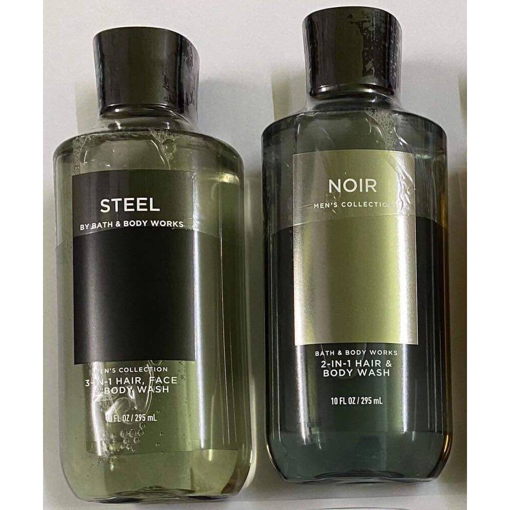 Sữa tắm gội nam Bath &amp; Body Works Steel 3 in 1 Hair, Face &amp; Body Wash 295ml