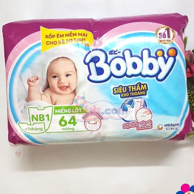 Miếng Lót Bobby Newborn 1 64 Miếng