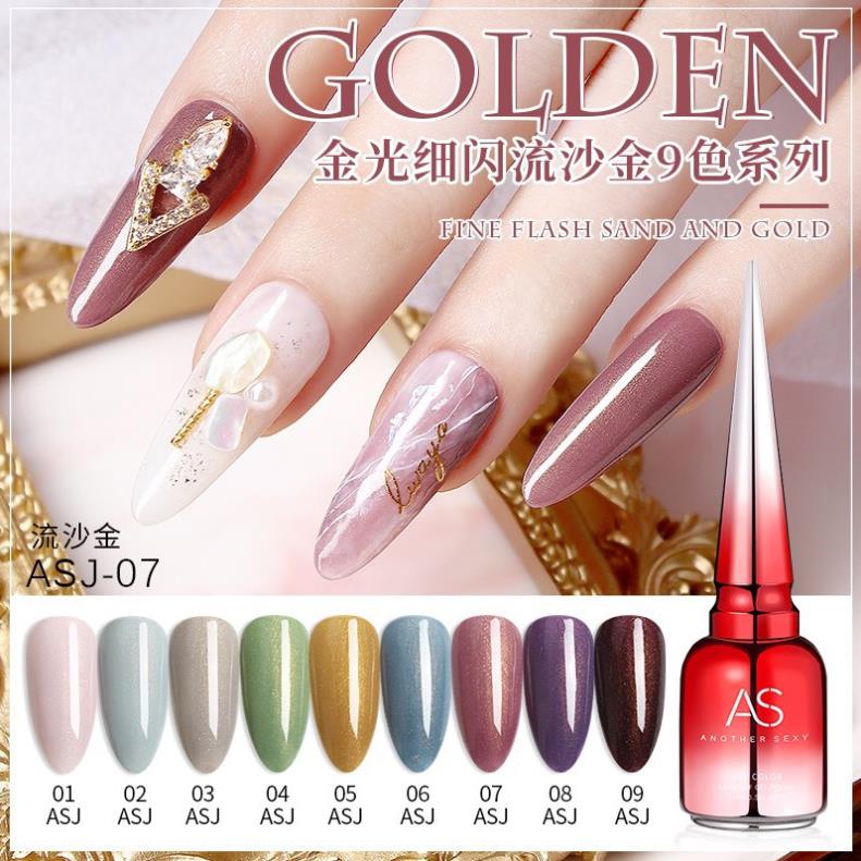 Sơn Gel AS vỏ đỏ Mã ASJ ( Cam Kết Chính Hãng - làm khô sơn gel bằng máy hơ uvled )