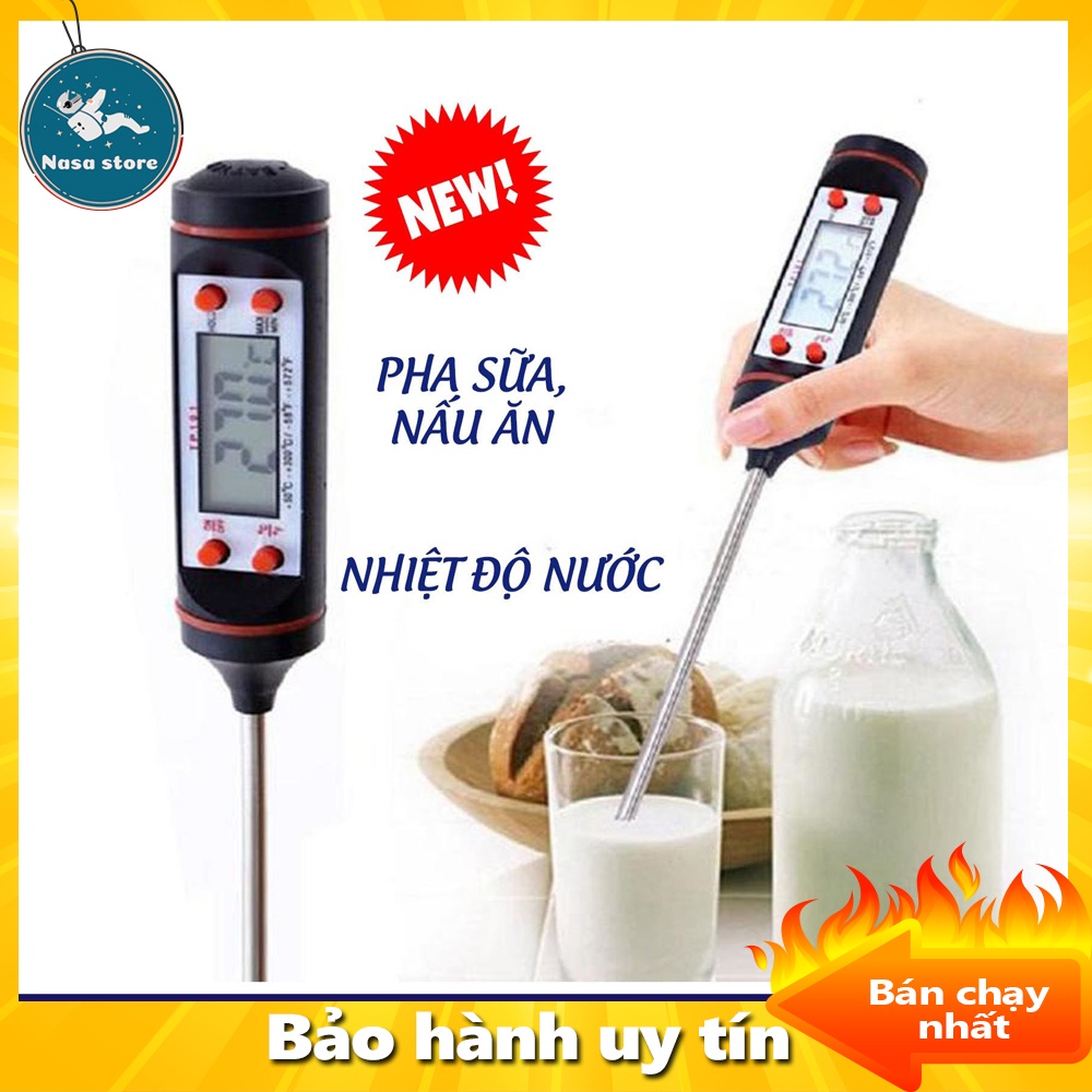 Nhiệt kế điện tử, Nhiệt kế nấu ăn, pha sữa Tp101 , Nhiệt kế nhà bếp, Nhiệt kế đo nhiệt độ thức ăn