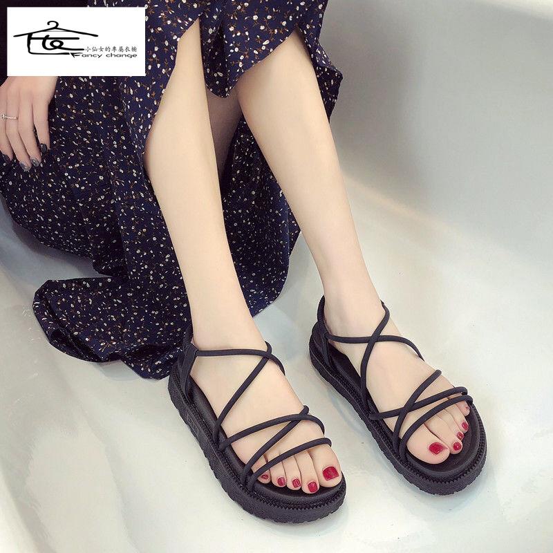 Giày Sandal Phong Cách Hàn Quốc Thời Trang Mùa Hè Cho Nữ