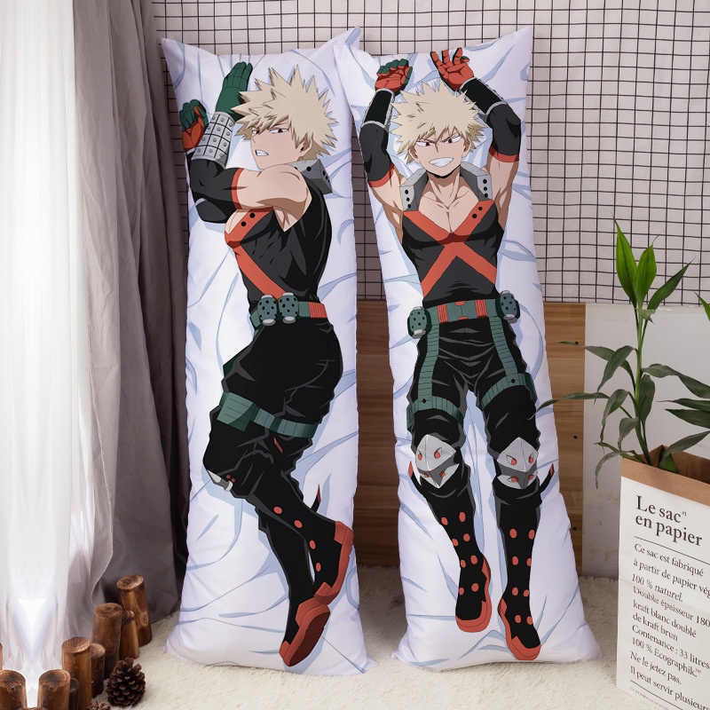 Vỏ Gối Hai Mặt In Hình Anime My Hero Academia Bakugou Katsuki Dakimakura
