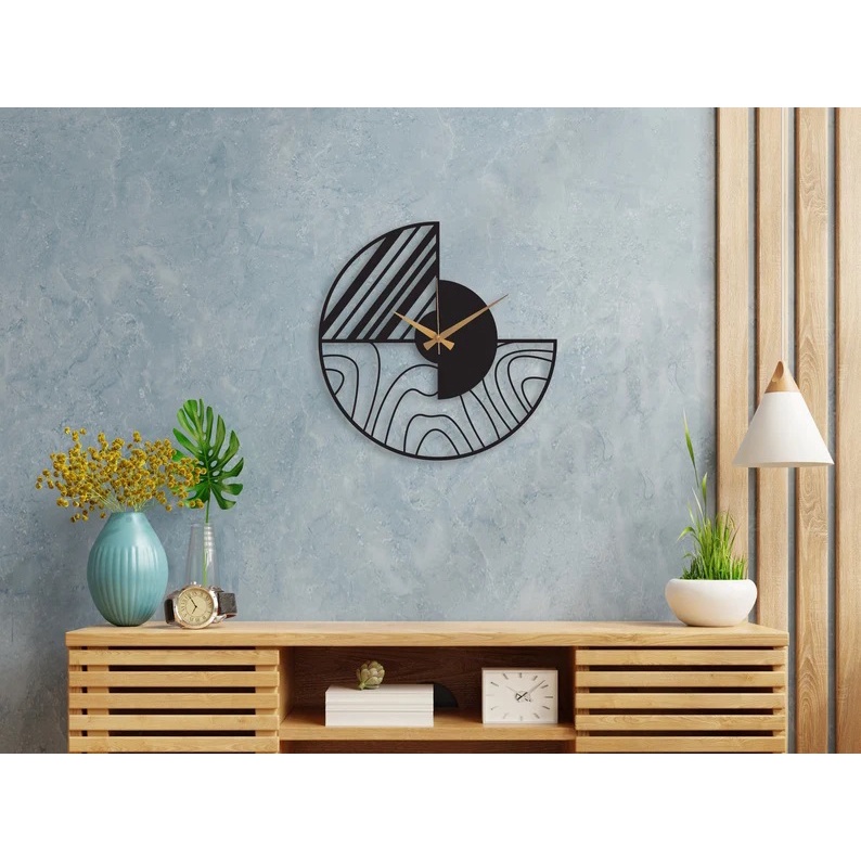 Đồng hồ treo tường Thegioipuzzle bằng kim loại bền đẹp DH014