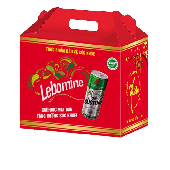LEBOMINE - 1 lốc 6 lon - Nước uống thảo dược