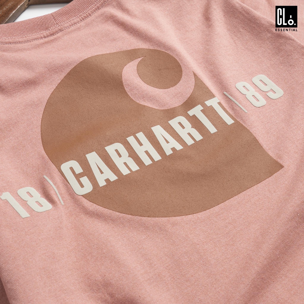 Áo Tay dài Carhartt, Loose Fit Heavyweight L/S Pocket Carhartt C Graphic T-Shirt
