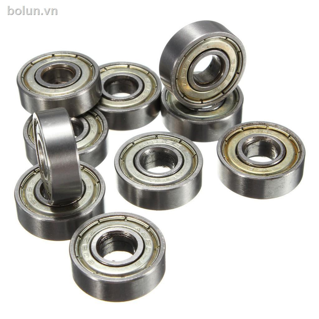 ☸∈☒10pcs 8 x 22 x 7mm Skateboard Sco​oter Roller Blade Bearings Wheels ABEC-5 608ZZ