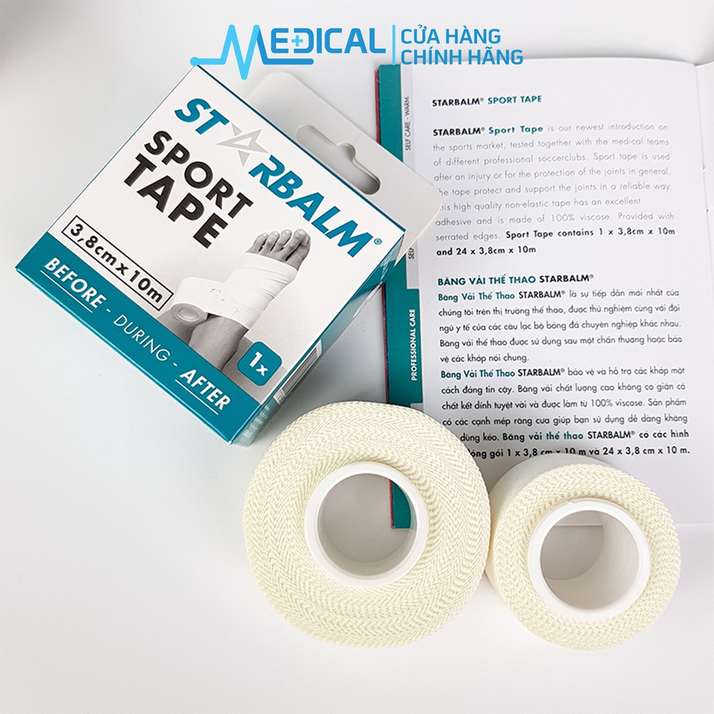 Băng vải quấn thể thao STARBALM Sport Tape hỗ trợ vận động - MEDICAL