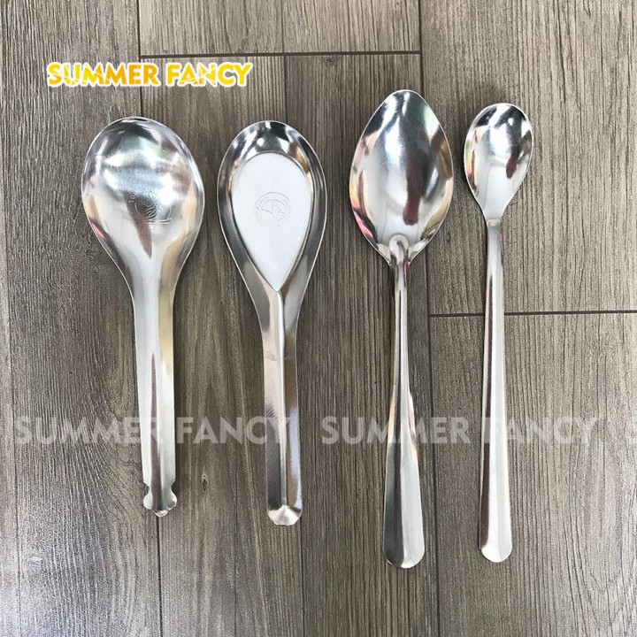 Muỗng inox ăn cơm thìa múc chè nhiều kiểu dáng ( MS71) - Spoon