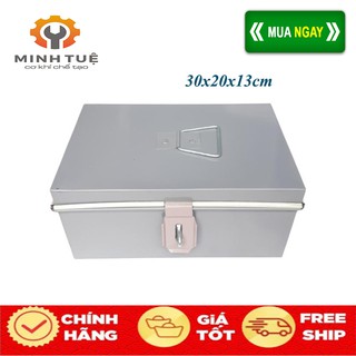 Hòm tôn đựng tiền, đựng tài liệu, hòm tôn nhỏ kích thước 30x20cm - CƠ KHÍ MINH TUỆ