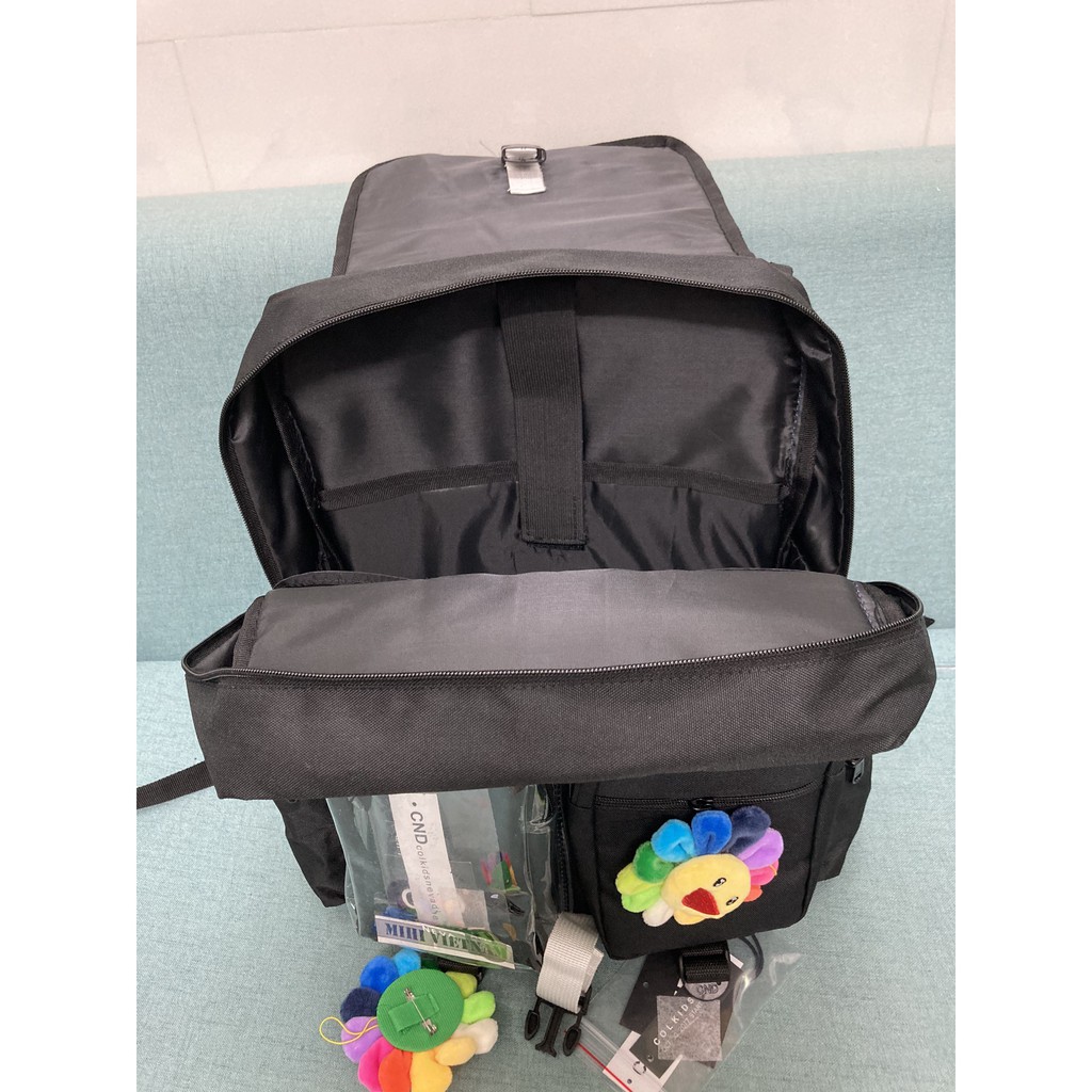 Balo Phản Quang đi học đi chơi cho nam nữ Colkids Club- SS4 hoa cúc