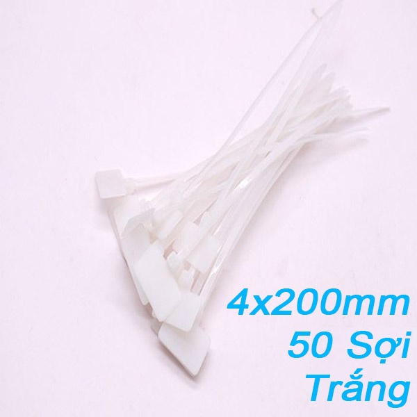 Dây Rút ,Dây Thít Màu 4x200mm - 50 sợi
