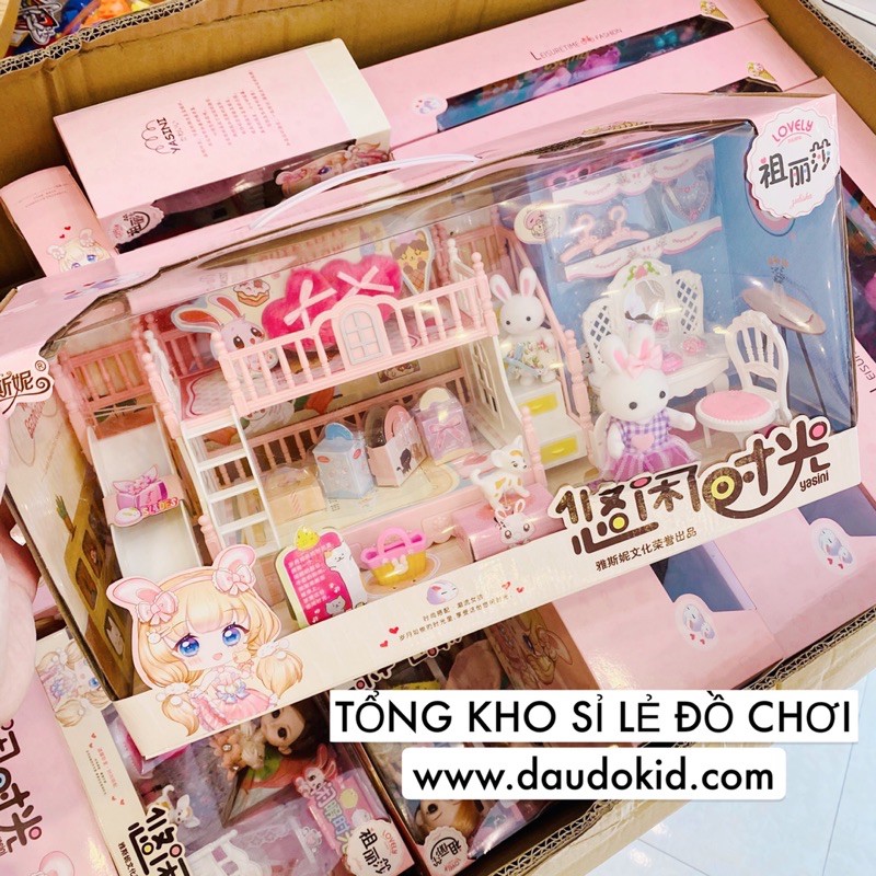 MÔ HÌNH NGÔI NHÀ THỎ