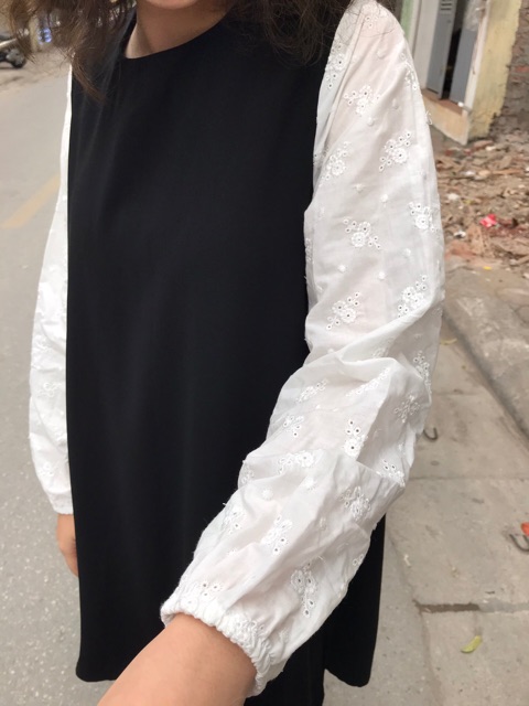 [Mã SKAMA06 giảm 8% tối đa 50K đơn 250K] Váy xoè tay thêu | BigBuy360 - bigbuy360.vn