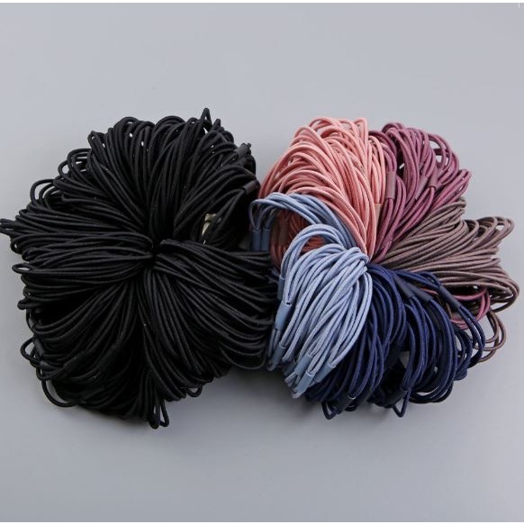 Dây buộc tóc trơn 3 lớp phụ kiện thời trang Hàn quốc xinh xắn mã DBT002