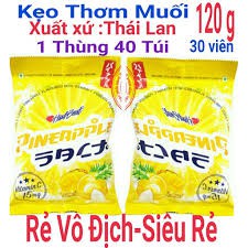 [HCM]Kẹo Chanh, Mây,Thơm Muối Thái Lan 120g Bổ Sung Vitamin C