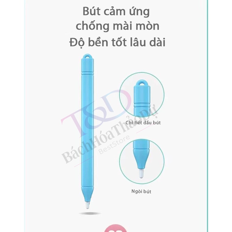 Bảng Viết Tự Xoá💎𝑭𝑹𝑬𝑬𝑺𝑯𝑰𝑷💎Bảng Vẽ Điện Tử LCD-Bảng Điện Tử Thông Minh Cho Bé 12inch đơn màu+đa màu