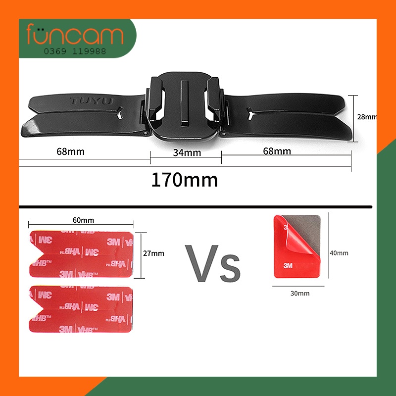 MOUNT DÁN CẰM NÓN BẢO HIỂM FULLFACE