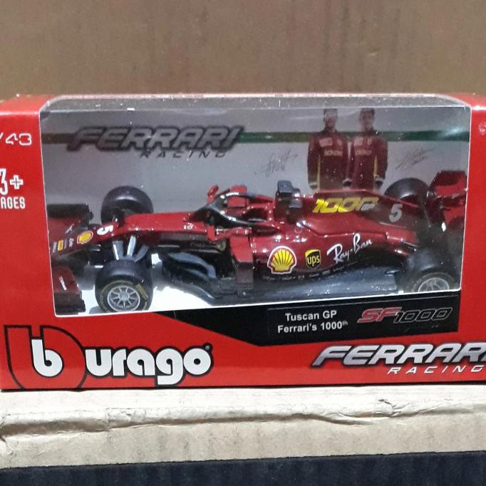 Mô Hình Xe Đua F1 2020 Ferrari 5 Sebastian Vettel Tỉ Lệ 1 / 43