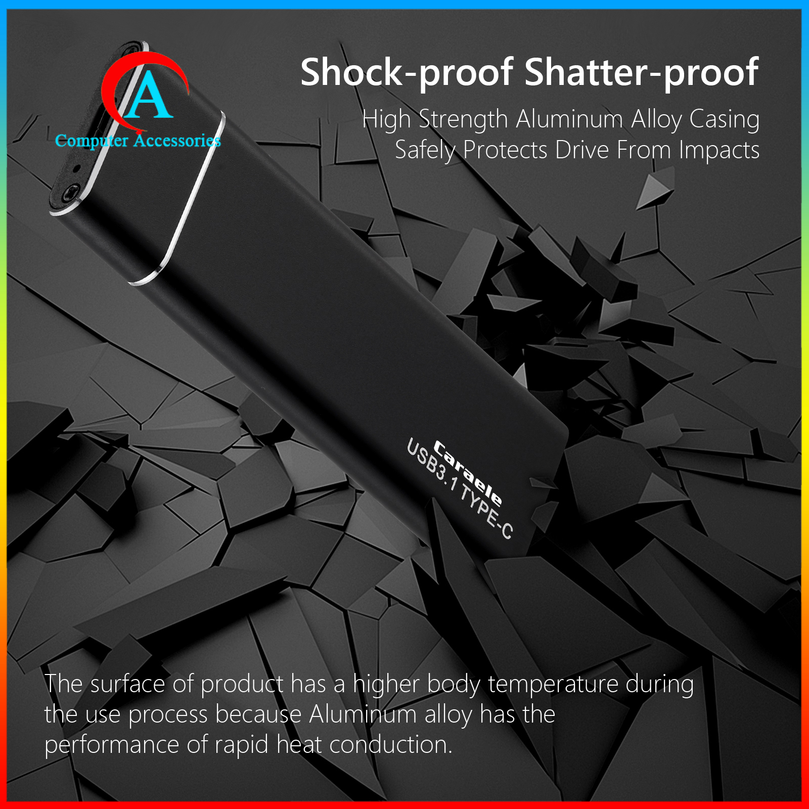 Ổ Cứng Ssd Usb 3.1 Ssd 500g Cho Điện Thoại Android