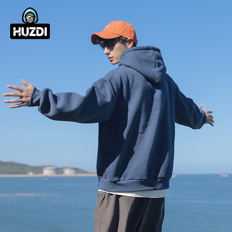 Áo Hoodie Nam Nữ Unisex HUZDI - Phong Cách Hàn Quốc Cá Tính, Chất Nỉ Cào Bông Dày Ấm - Mã HOD036 | BigBuy360 - bigbuy360.vn