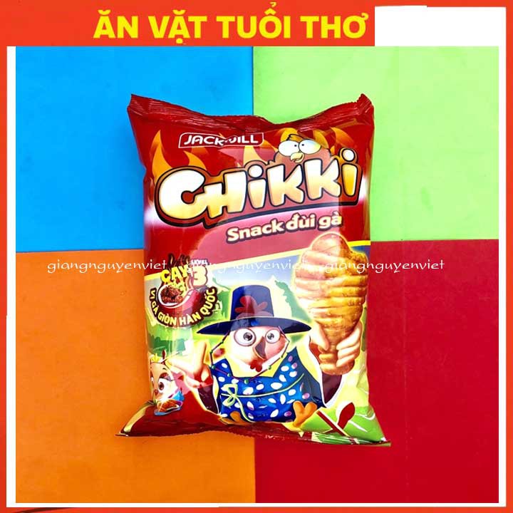 Bim bim Snack CHIKKI Gà Giòn Cay Hàn Quốc 38g/gói