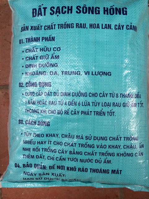 1kg đất trồng rau, hoa , cây cảnh