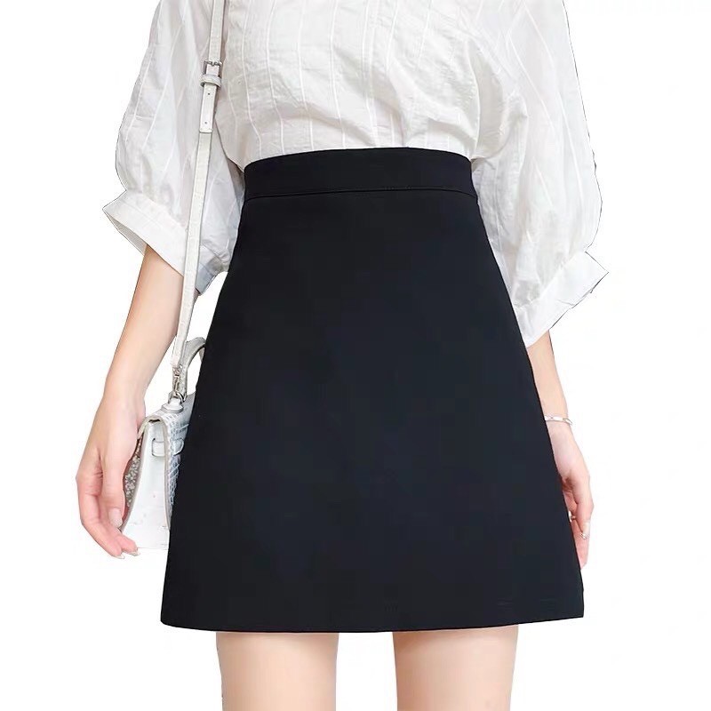 [GIẢM GIÁ SOCK] CHÂN VÁY ĐEN CHữ A BASIC | BigBuy360 - bigbuy360.vn