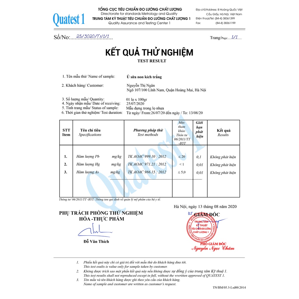 Ủ sữa non kích trắng con bò loại 100ml , ủ sữa kích trắng dùng cho cả face và body