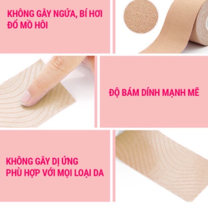 Cuộn dán ngực Embra nâng ngực tự dính, thoáng khí tiện lợi EBPK10