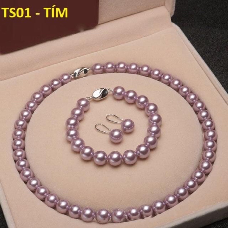 Set vòng cổ bông tai và  vòng tay