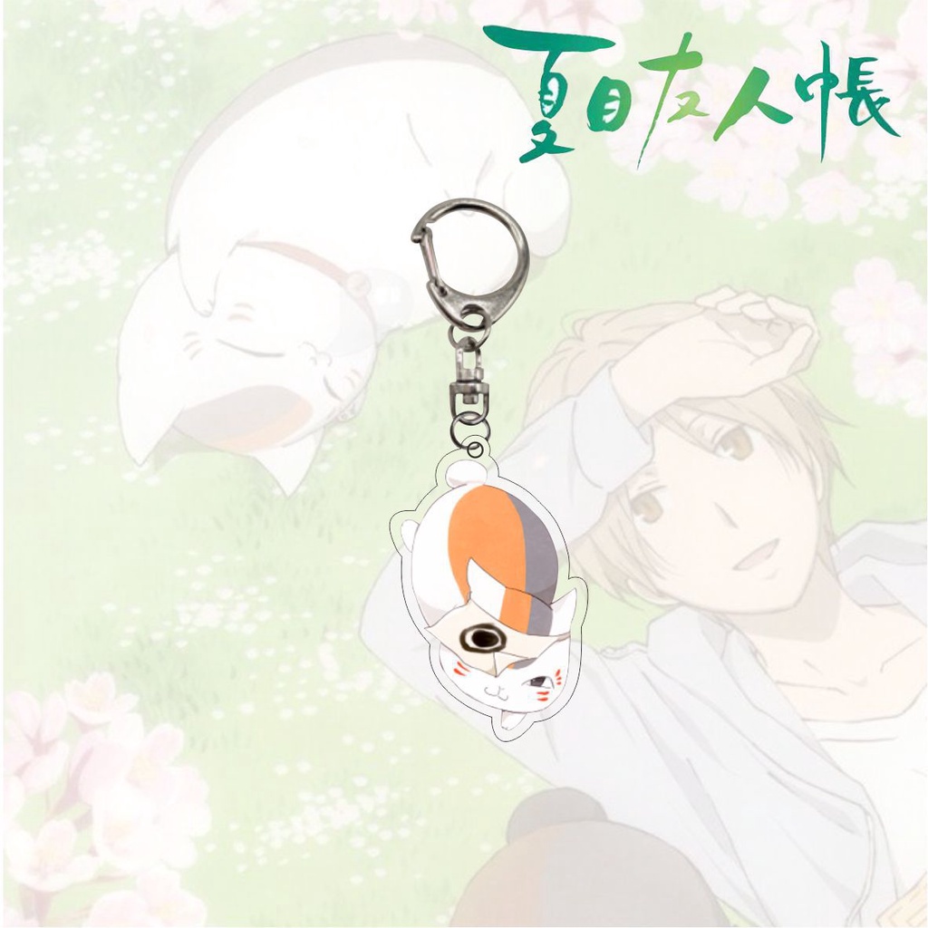 Móc khóa hình nhân vật hoạt hình Natsume Yuujinchou bằng acrylic